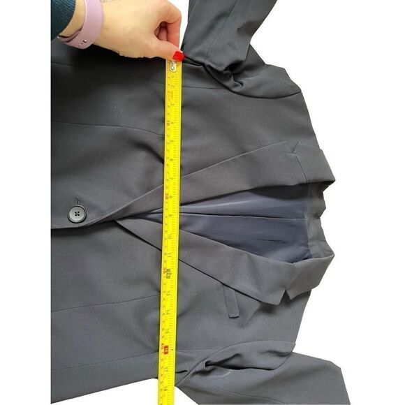 Everlane The Italian GoWeave Black Classic Blazer size 6 Wool - Picture 4 of 12